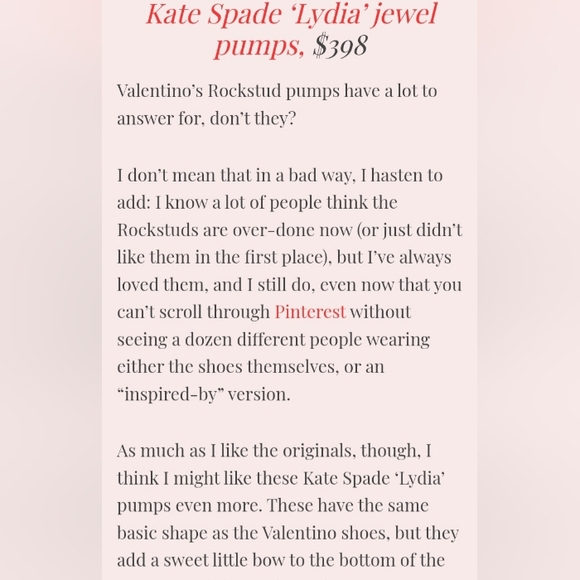 Kate Spade Lydia Jewel Black Patent Leather &  Cream Studded Pumps LNC SIZE 8 - Picture 5 of 16